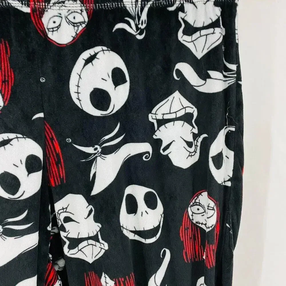 Disney Nightmare Before Christmas Fleece Jogger Pajama Small - Picture 2 of 5